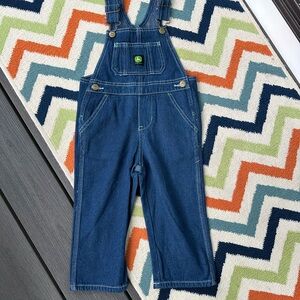 John Deere Denim Overalls with Classic Bib Front